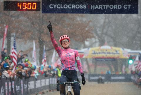 Clara Honsinger earns third elite ladies’s title at US Cyclocross Nationals