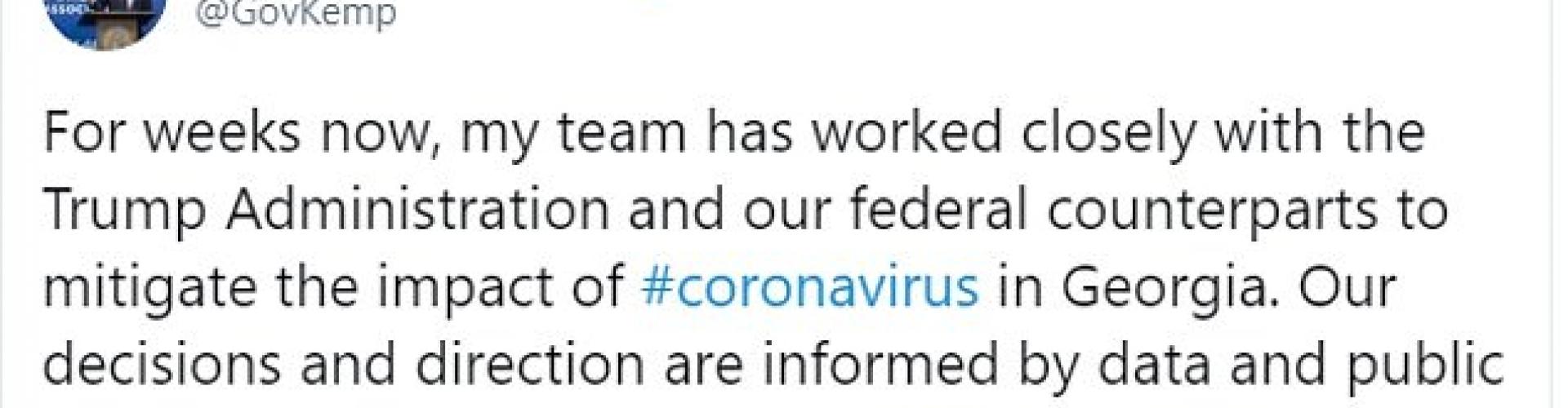 Georgia becomes one of the first states to reopen after coronavirus